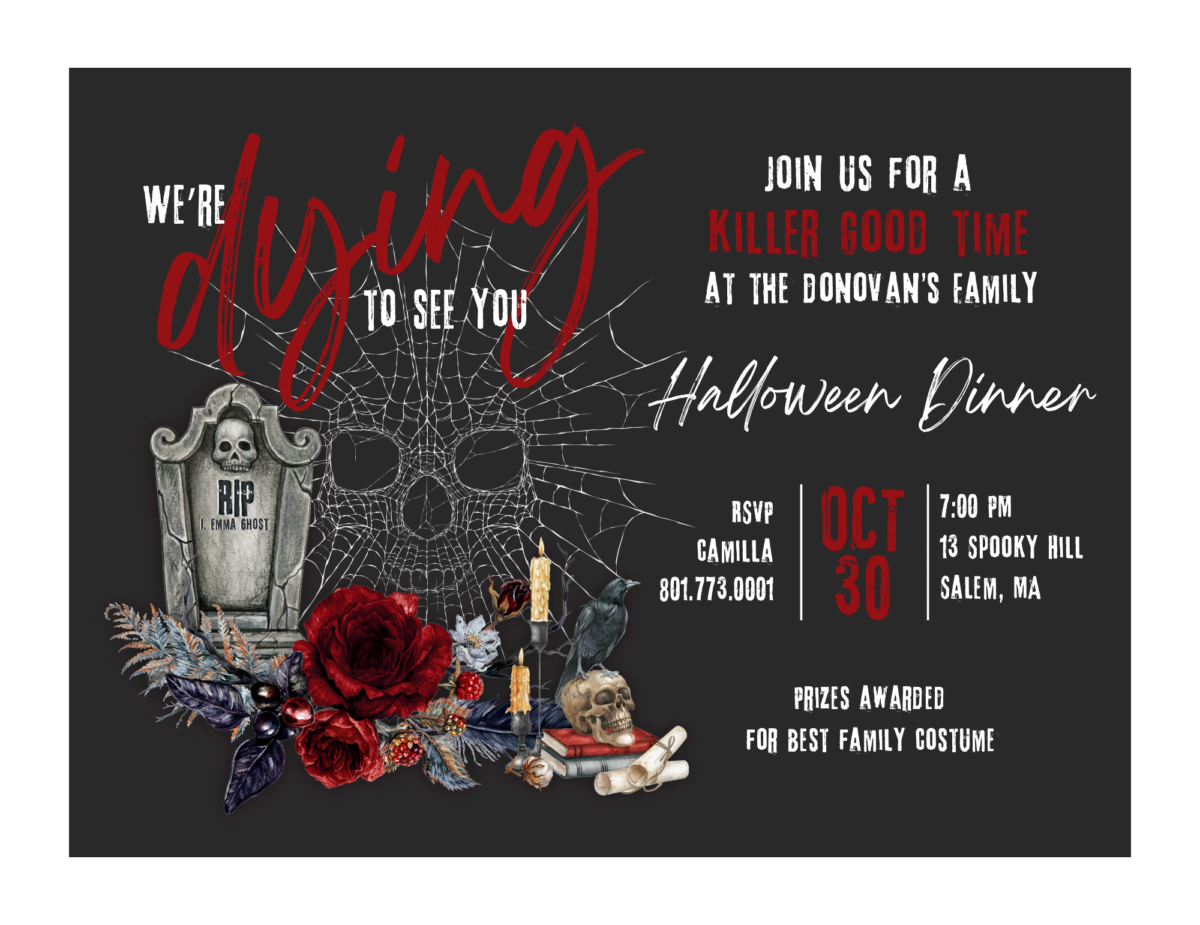 Dying To See You Halloween Dinner Party